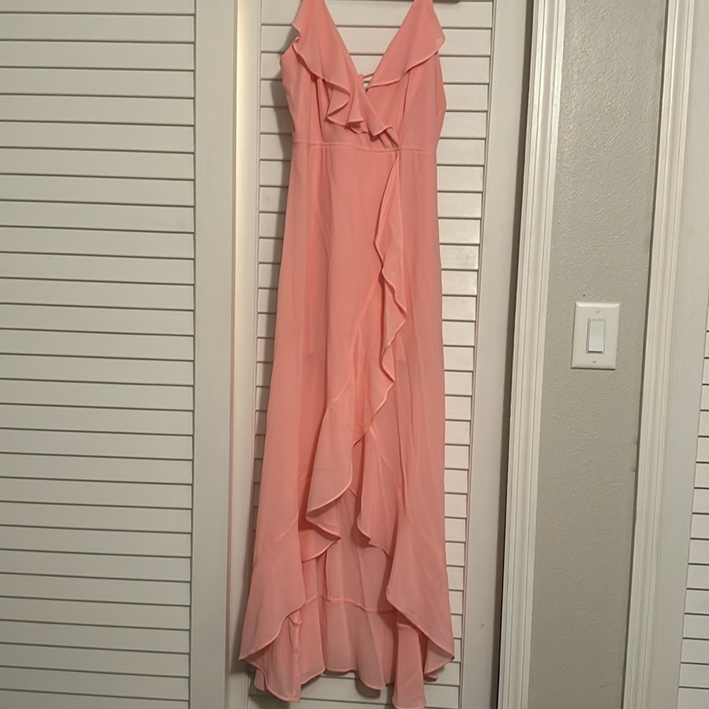 Pink Lily Pink High Low dress